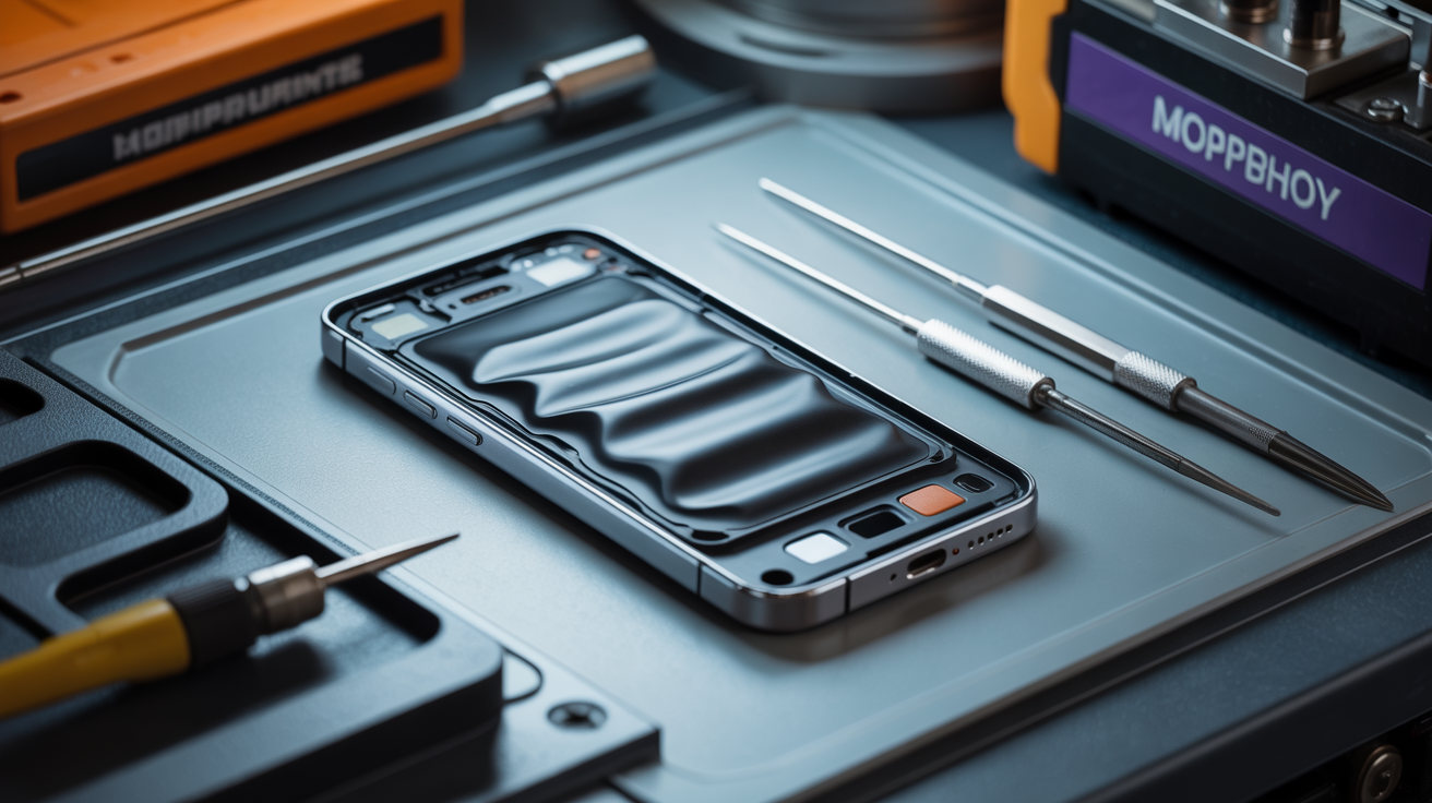 Antes - Cambio de Batería Hinchada