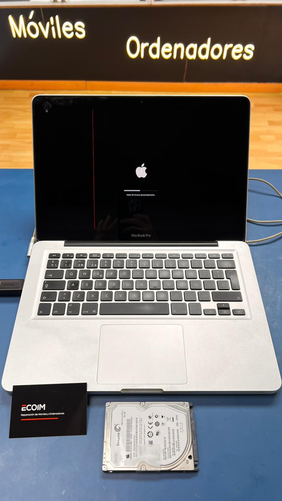 Antes - Reparación MacBook Pro 2010